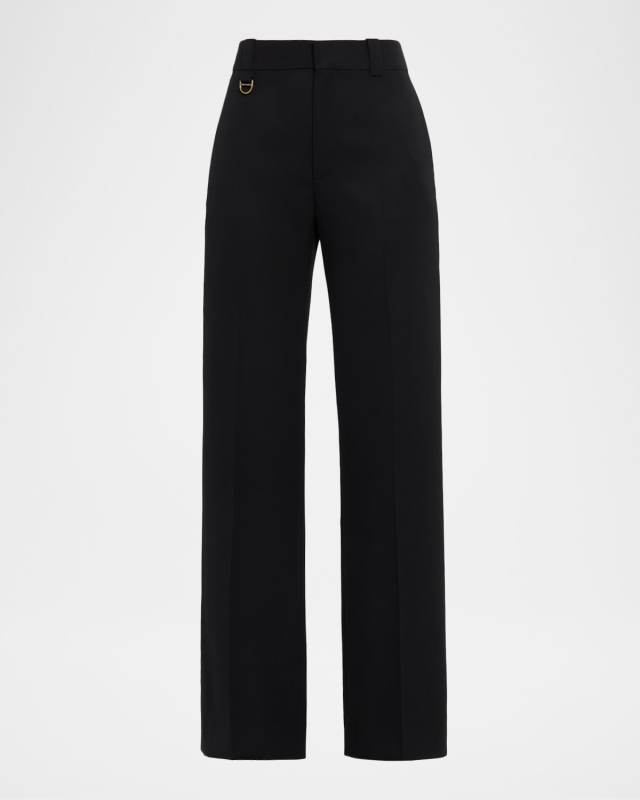 Tailored Stretch Wool Trousers